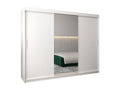 Homzora 1 Sliding Door Wardrobe 200/250/62 3 Doors White/White