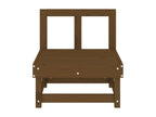 2-piece garden center sofas, honey brown, solid pine wood
