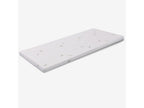80x190 cm mattress topper, 10 cm high, in Homzora fabric with removable cover - Topper H10