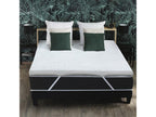 Homzora Latex Memory Foam Mattress Topper with Removable Cover - Dimensions: 140x190 cm