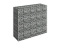 Raised gabion bed, galvanized steel, 90x30x90 cm