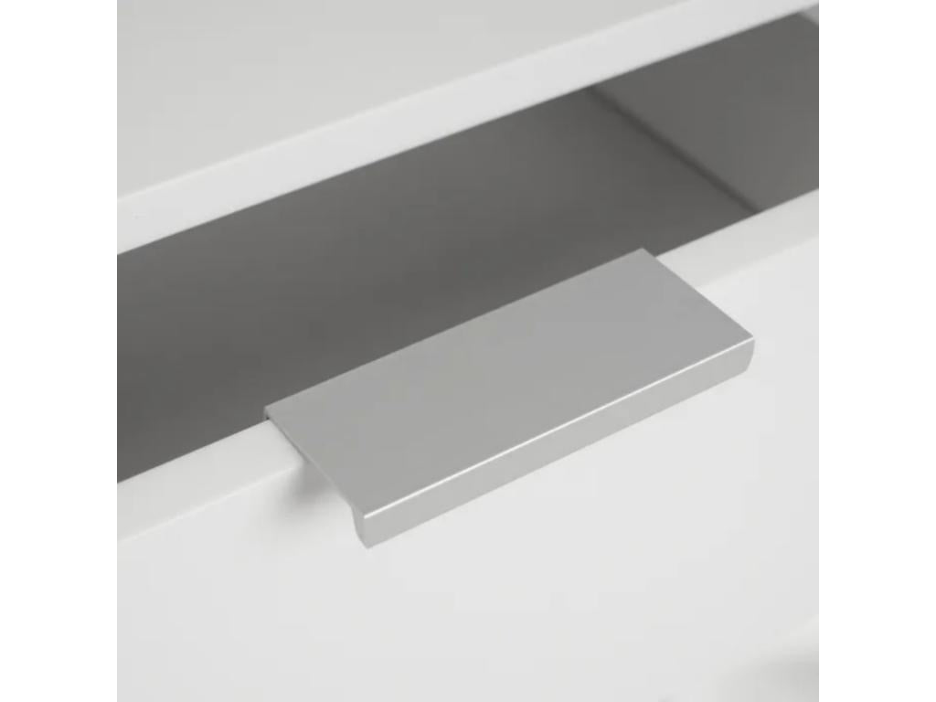 Bedside table/nightstand, white - Length 40 x Depth 30 x Height 45.50 cm