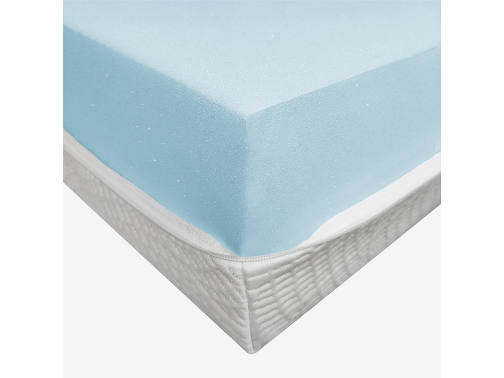 Removable cover mattress 75x190 cm, 14 cm high - For children, made of non-deformable orthopedic Waterfoam - Sim