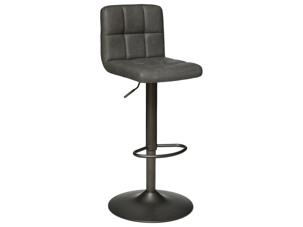 Adjustable bar stool/chair, vintage grey design.