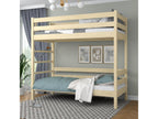 N03 Light Pine Wooden Bunk Bed 120x180