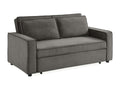 3-seater convertible sofa in grey corduroy - bench - bed - sofa