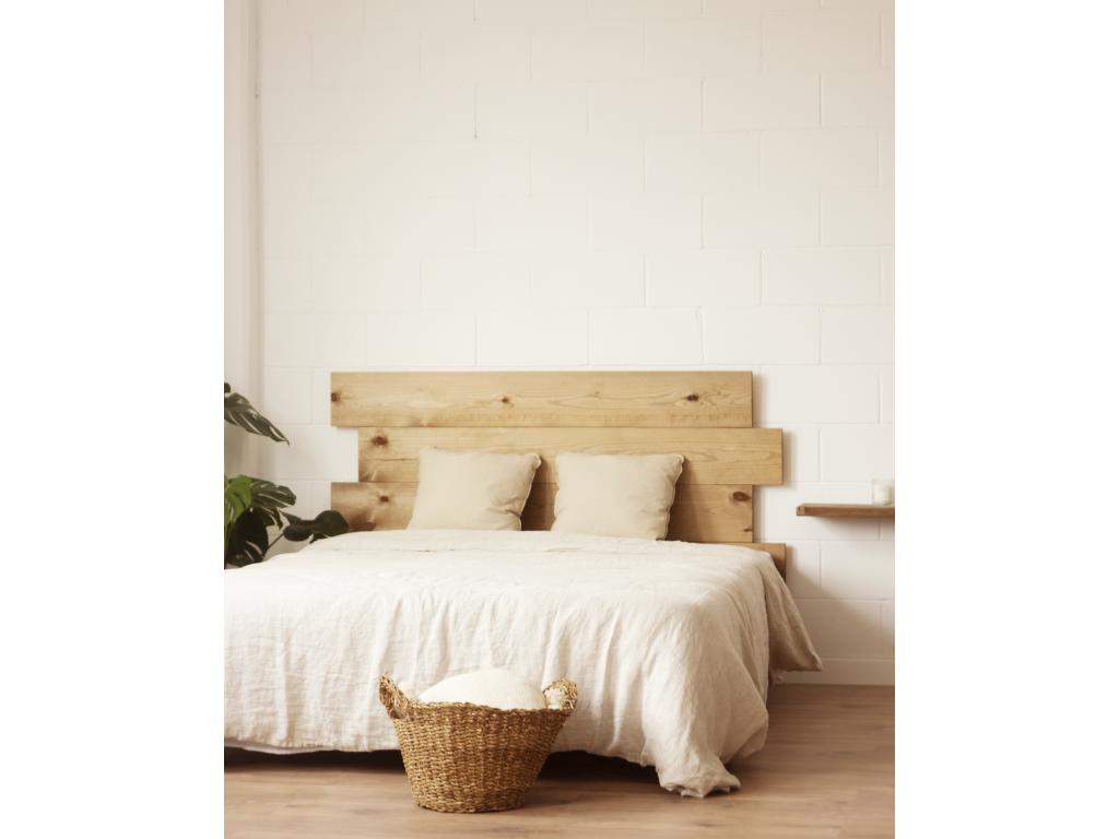 Headboard in aged pine wood 200x80cm - Homzora
