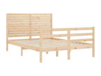 Bed frame with headboard 120x200 solid wood