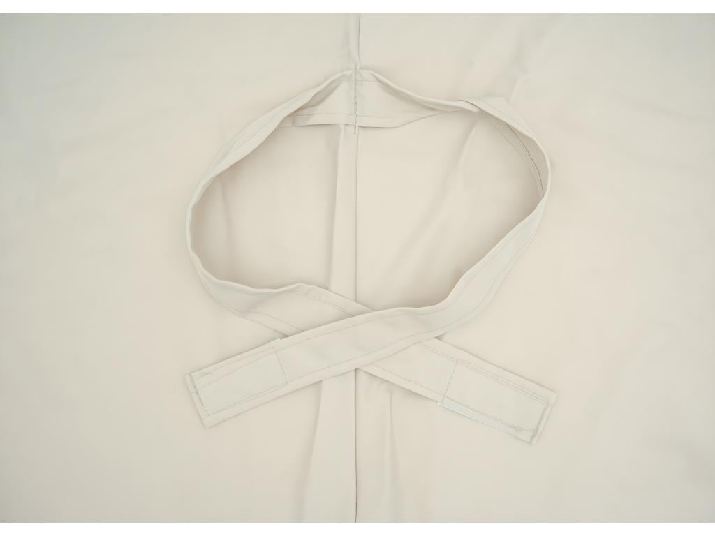 Homzora-A96 Parasol Cover - 8 Round Ribs 3m 220g/m2 Polyester - Replacement cover e.g. for Homzora-A96 Ample Parasol - cream