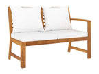 Brown wooden garden furniture set, 114.5x60.5x81 cm, 02 0016072