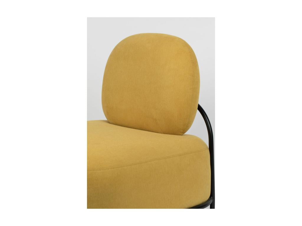 Homzora - Homzora armchair in mustard fabric