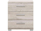 Oak-effect wooden bedside table - CH7028