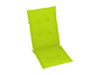 Homzora 3 Wooden Garden Reclining Chairs, Set of 4 with Cushions