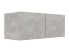 6-piece TV unit set, concrete grey, particleboard