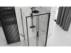 Homzora Rapid Shower Enclosure, 140x80cm, Black