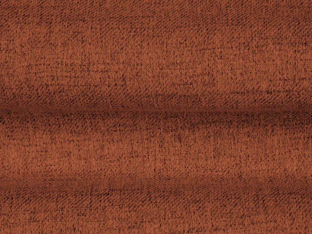 Homzora - Homzora right-hand chaise longue in brick-colored structural fabric - 185x102x75cm