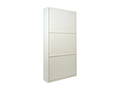 Homzora Steel Shoe Storage Cabinet with 3 Drop-Down Doors
