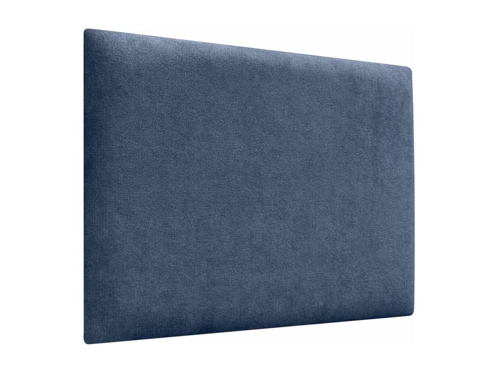 Homzora Aqualine Fabric Upholstered Headboard with Interchangeable Self-Adhesive Bed Panels for Luxury Bedroom, Blue, 150 cm