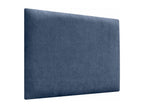Homzora Aqualine Fabric Upholstered Headboard with Interchangeable Self-Adhesive Bed Panels for Luxury Bedroom, Blue, 150 cm
