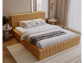 Homzora Billo Upholstered Bed 200x200 cm - Double Bed with Storage Headboard - Adult Bed for Teenager's Room - Homzora Anthology 10