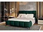 Mister Luxury Velvet Upholstered Storage Bed - Imperial Green - 140x200