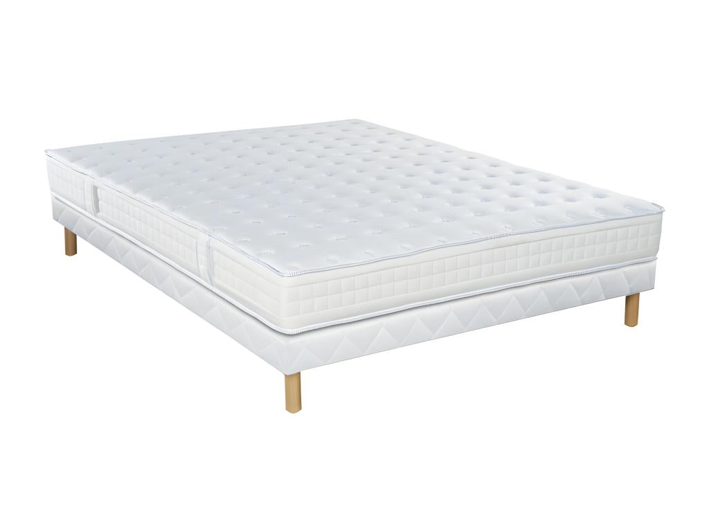 Homzora Traditional Bed Base Set with Legs 160x210 Foam