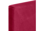 Homzora Smooth Velvet Headboard with Buttons 110x60 Beds 105 - Red