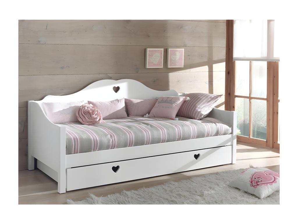 Doucezen - White 90x200cm Daybed with Drawer