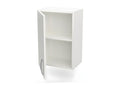40cm Kitchen Wall Cabinet with 1 Hinged Door, Matte White - Homzora - W 40 x D 28 x H 60 cm