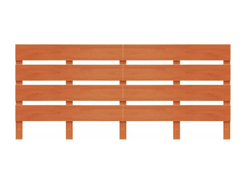 Brown headboard 135cm solid pine wood