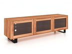 Homzora - TV stand in heartwood beech with a natural oil finish