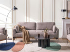 Homzora 3-seater fabric sofa