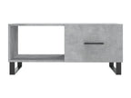 Concrete grey coffee table 90x50x40 engineered wood