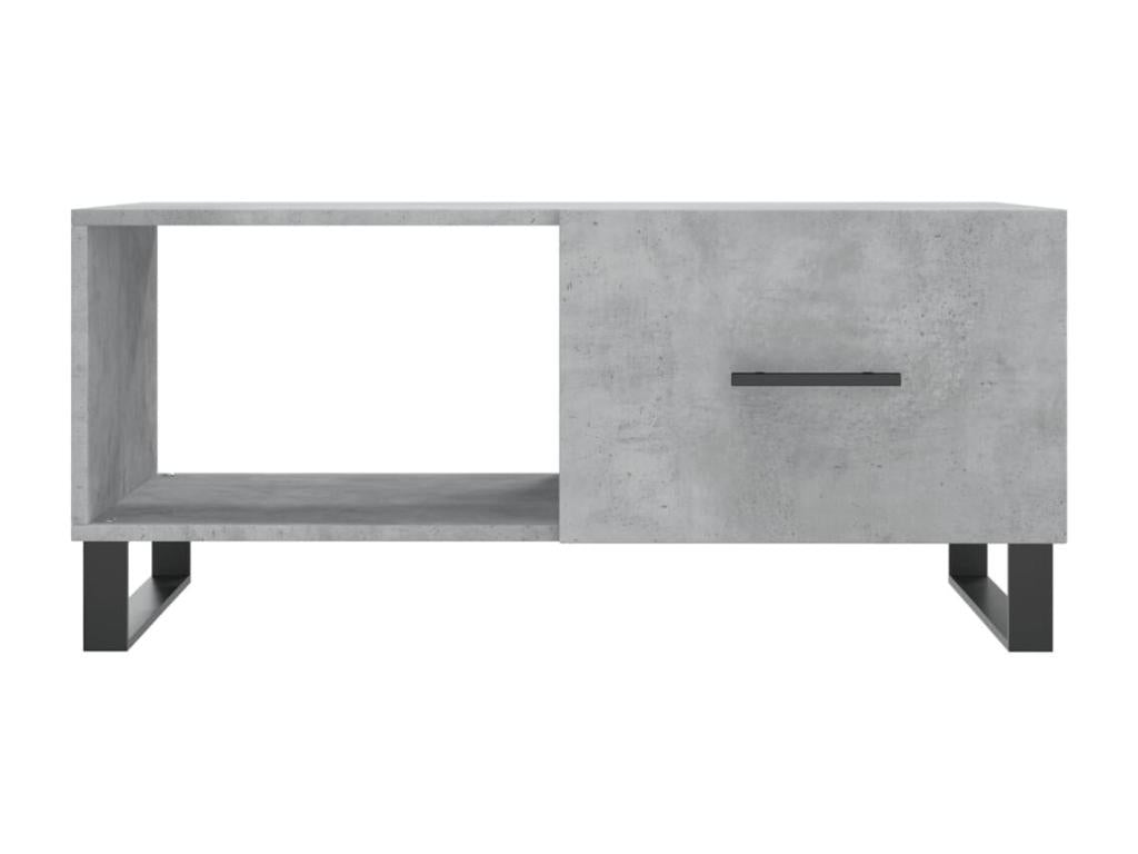 Concrete grey coffee table 90x50x40 engineered wood