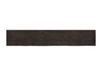 Dark brown wall shelf made of treated solid oak wood