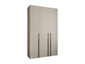 Como 3 245.5/150/40 3-door hinged wardrobe, cashmere/black