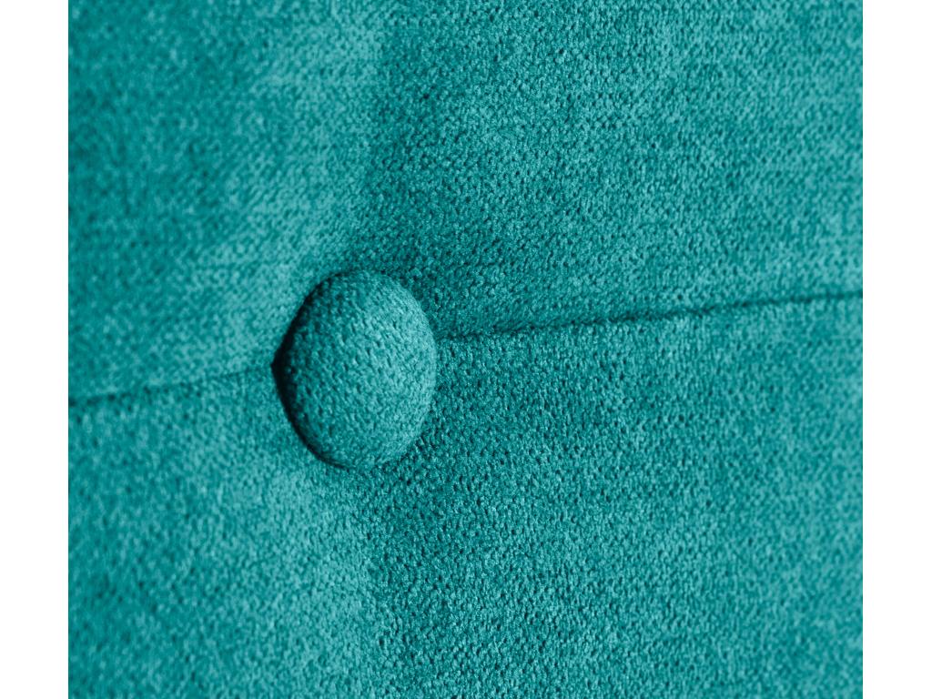 Doucezen Aqualine Fabric Headboard with Buttons 150x50cm for 150cm Beds - Turquoise