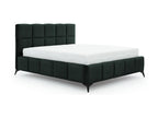 Mister Luxury Velvet Upholstered Storage Bed - Imperial Green - 140x200