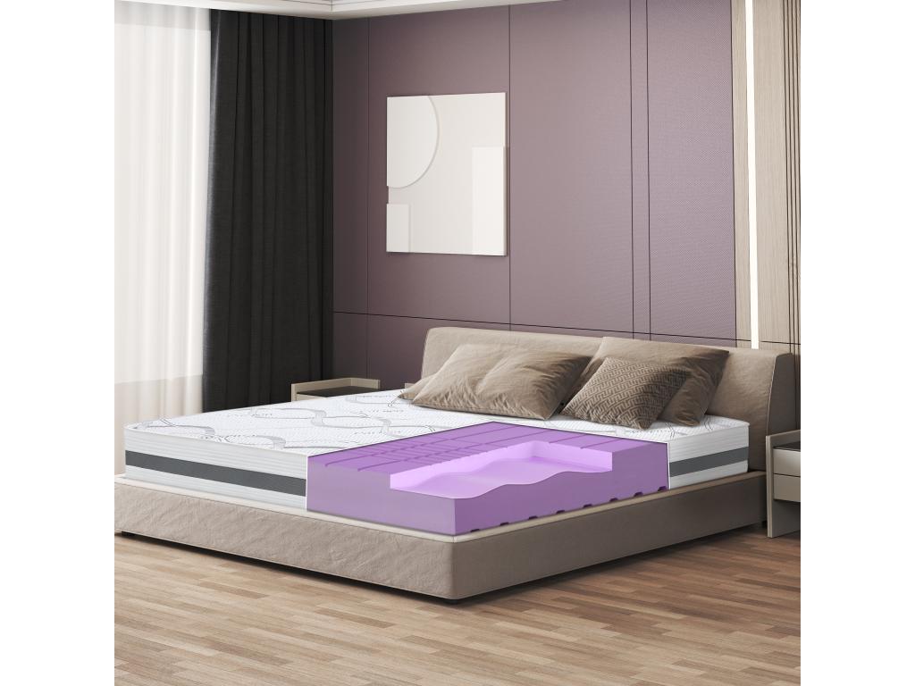 Single mattress 110x180 with memory foam - Premium Quality - Height 25 cm - Made in Italy