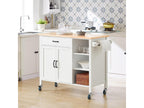 Homzora Rolling Kitchen Trolley Storage Unit by Homzora Fkw105-wn
