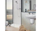 Homzora ET BOCH Lifetime Plus Cerasoft 80x80cm Anti-Slip Shower Tray, White Ceramic