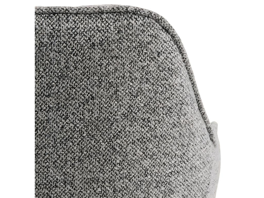 Homzora dining chair with grey armrests.