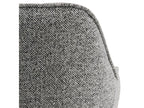 Homzora dining chair with grey armrests.