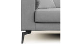 Homzora Modern Detachable Microfiber Sofa T11 186 cm Grey