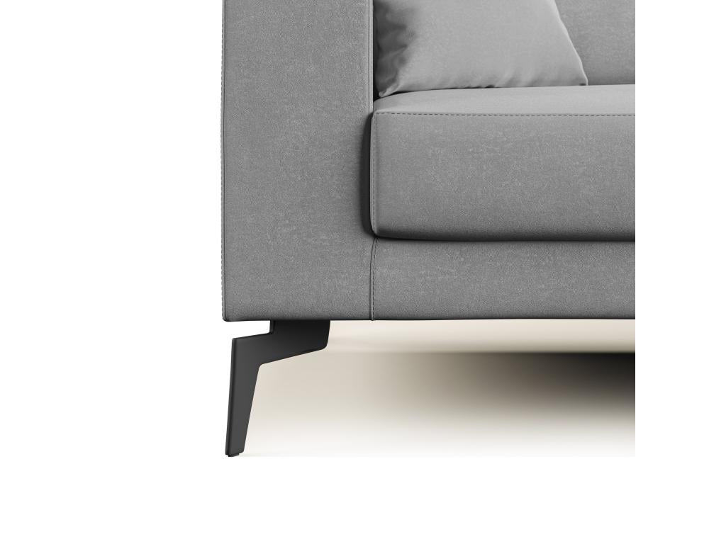 Homzora Modern Detachable Microfiber Sofa T11 186 cm Grey