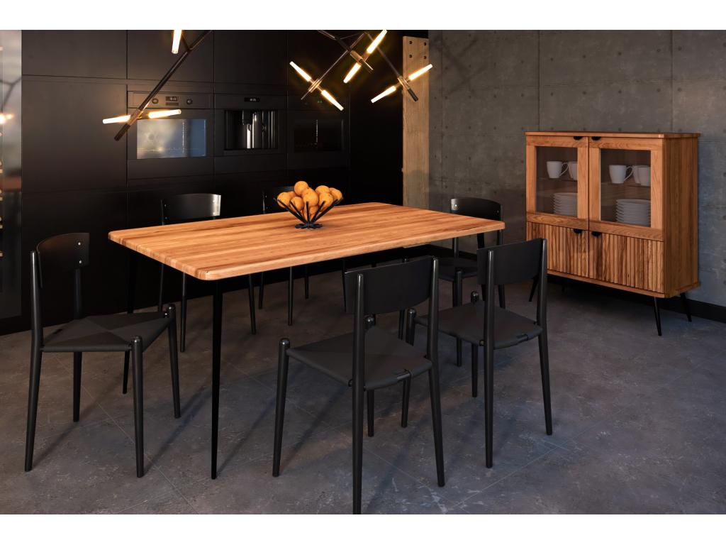 Homzora - Table in natural oiled beech heartwood 100x140