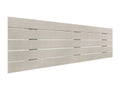 Homzora Recycled Wood Headboard, Dm Style, Horizontal Pallet Design, 135x46cm, Fits 135cm Bed - Beige Spikes
