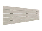 Homzora Recycled Wood Headboard, Dm Style, Horizontal Pallet Design, 135x46cm, Fits 135cm Bed - Beige Spikes