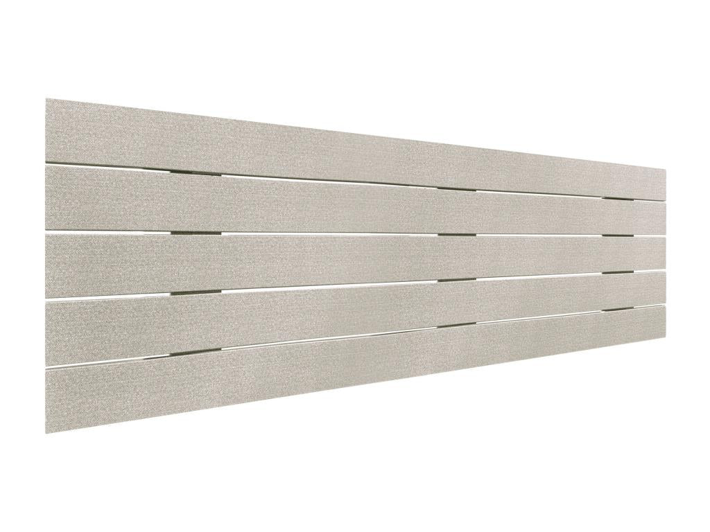 Homzora Recycled Wood Headboard, Dm Style, Horizontal Pallet Design, 135x46cm, Fits 135cm Bed - Beige Spikes