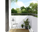 White balcony screen 300x100 woven resin
